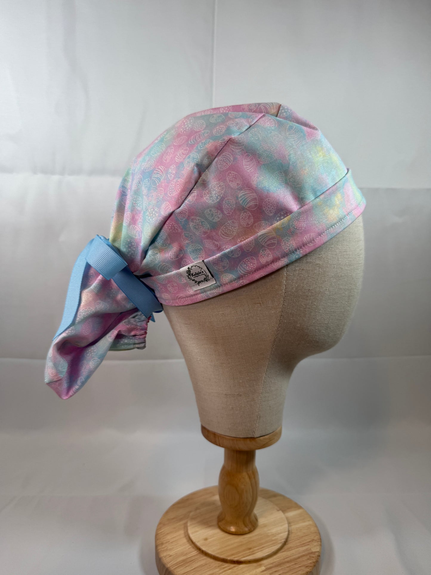 Tie Dye Easter Eggs Scrub Cap - Multiple Styles