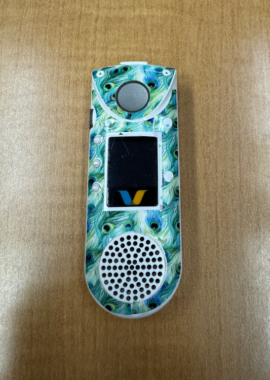 #38 Peacock Feathers Vocera Skin