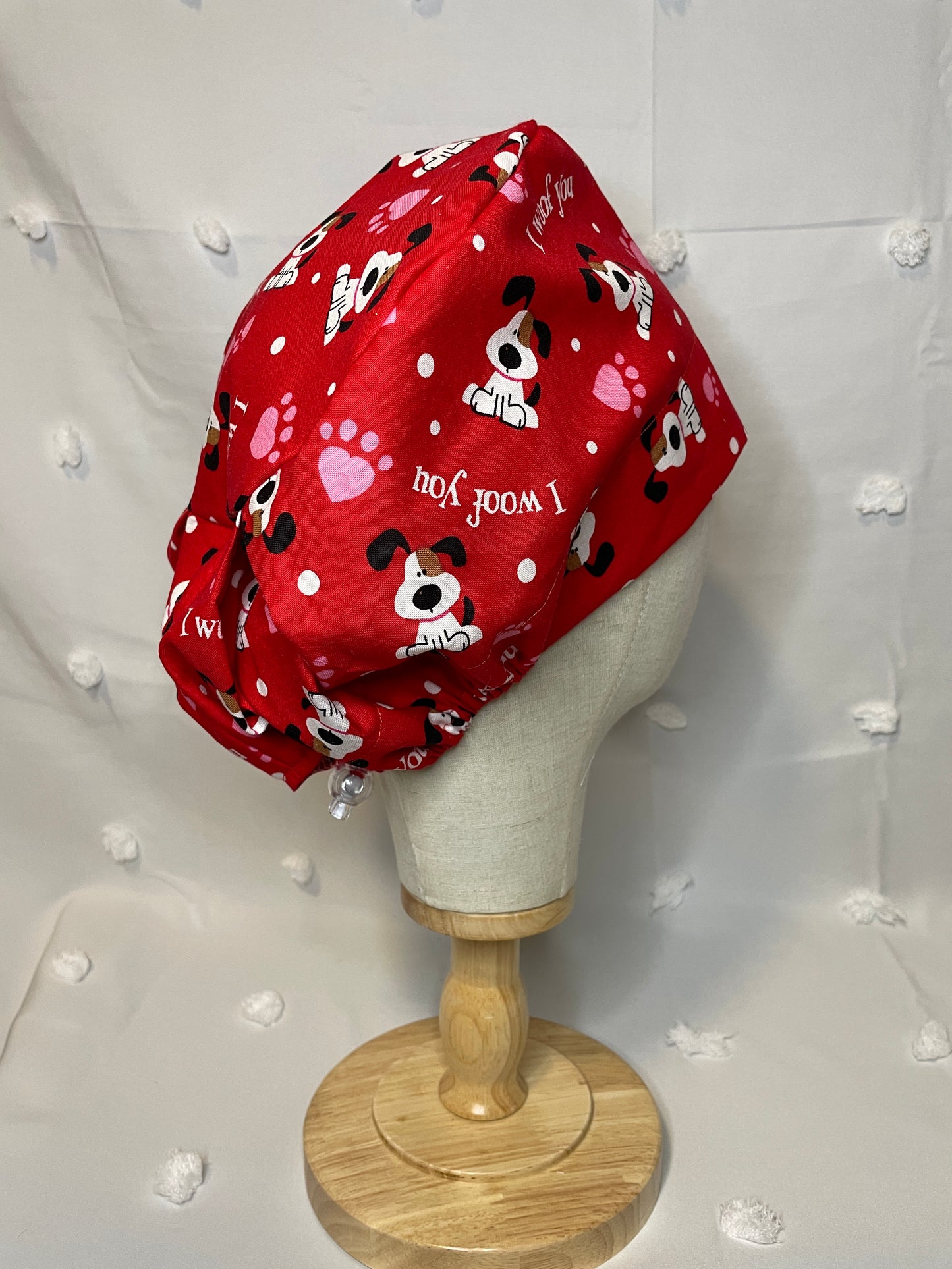 "I Woof You" Scrub Cap - Multiple Styles