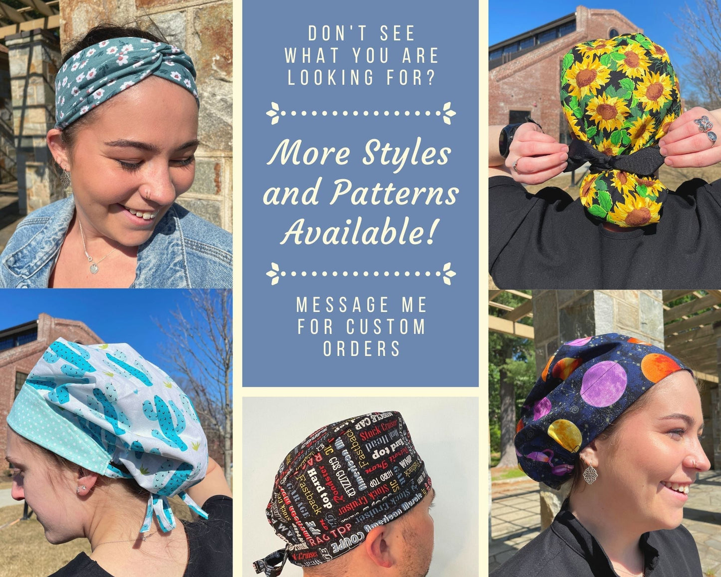 Sweater Weather Scrub Cap - European Style*