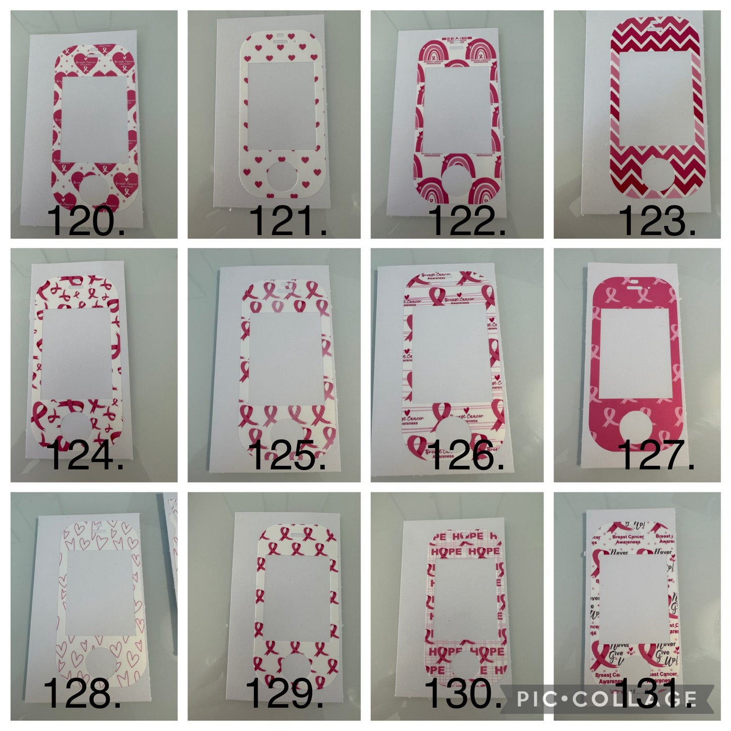 Breast Cancer Awareness Vocera Skins - Sync Badge, Smart Badge, Mini Badge & Slim B3000 Series - Multiple Colors/Patterns (#120-131)