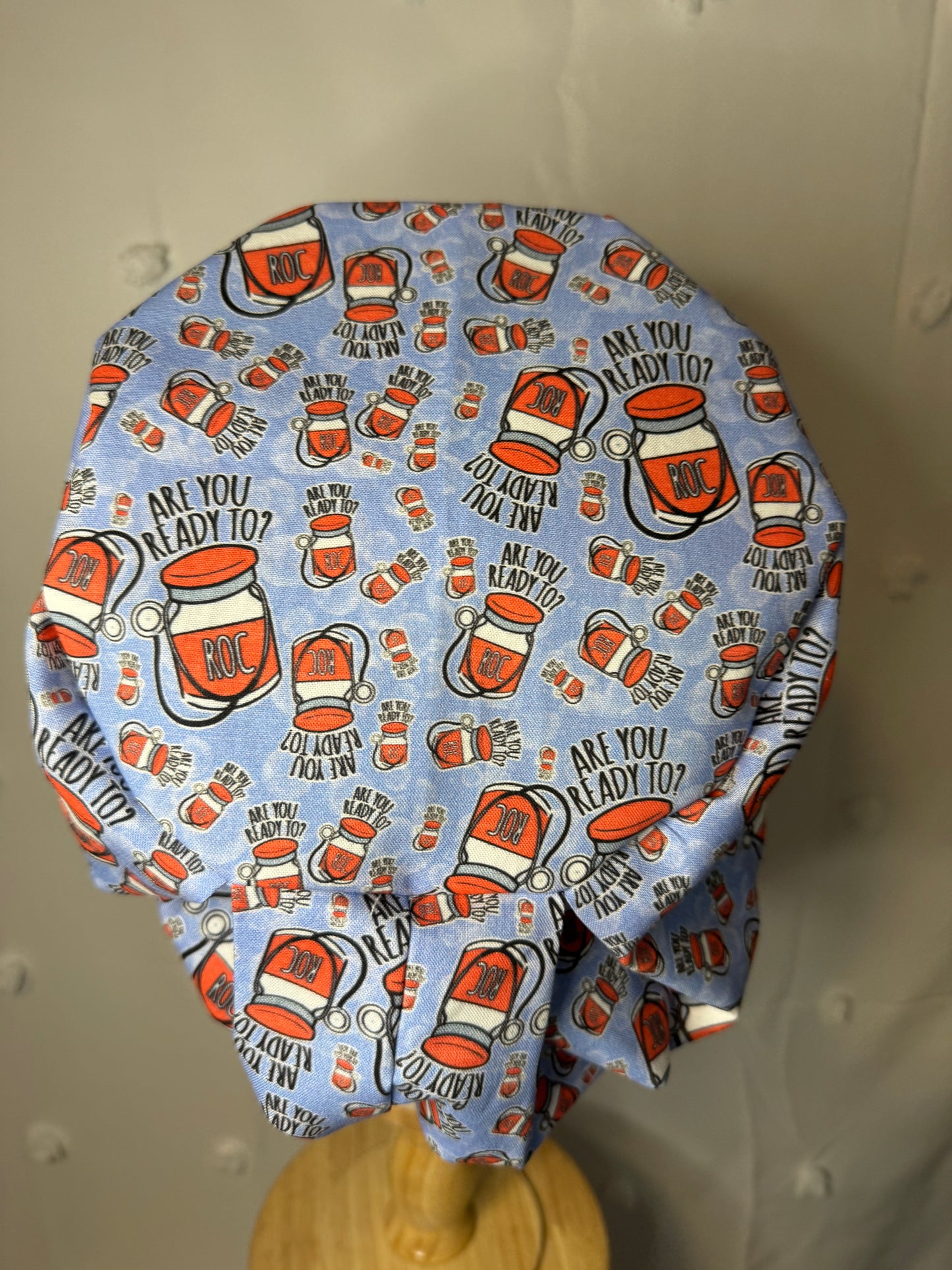 Are You Ready to Roc? Scrub Cap - Satin Lining Available - Multiple Styles