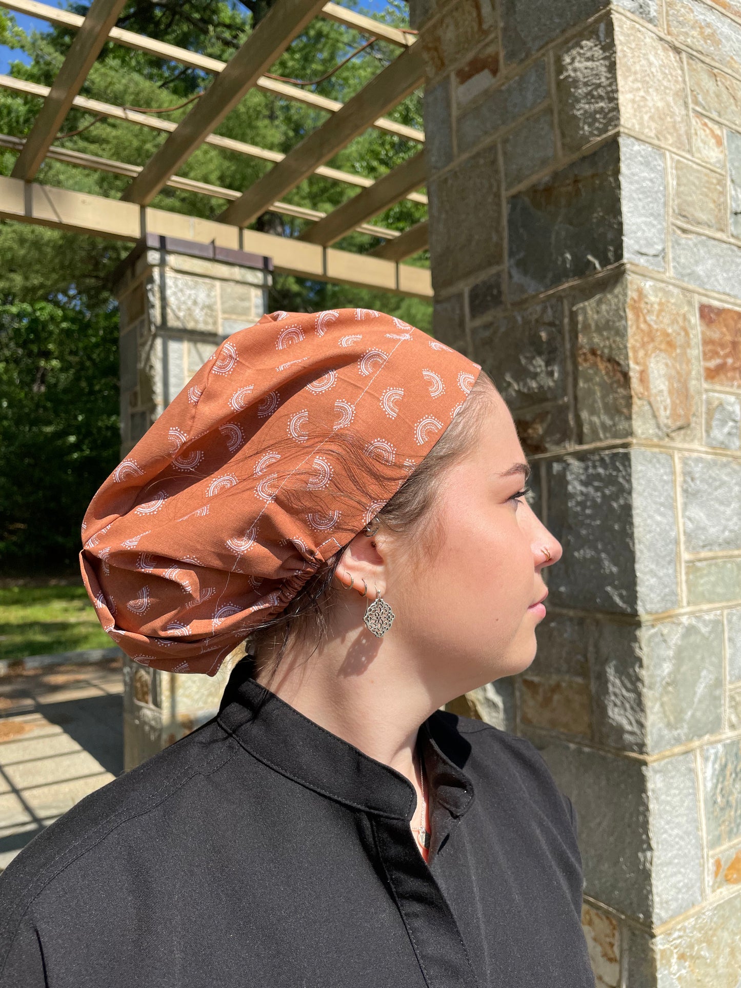 Boho Mini Rainbows Scrub Cap - Satin Lining Available - Multiple Styles