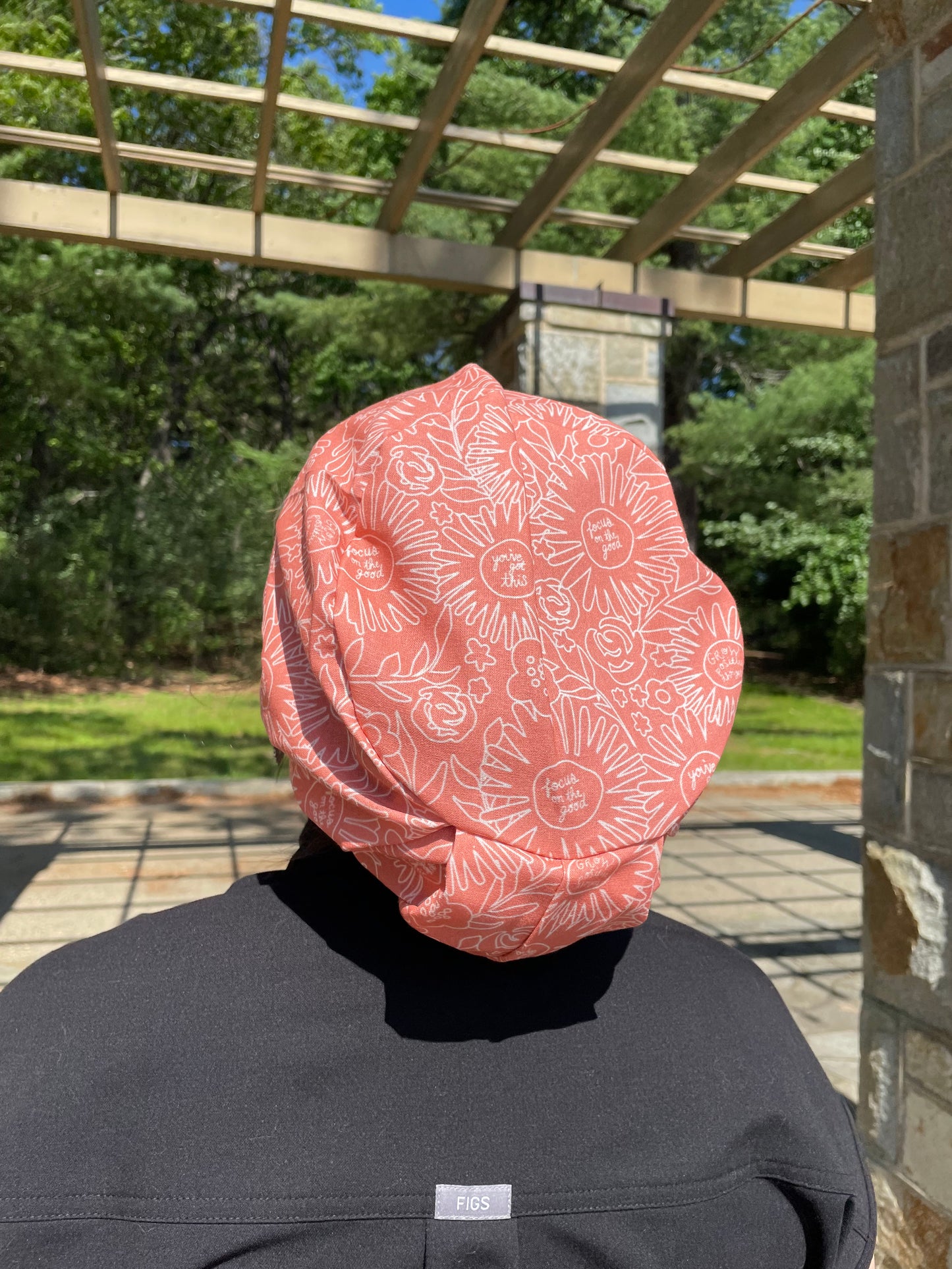 Focus on Good Mental Health Awareness Scrub Cap - Satin Lining Available - Multiple Styles