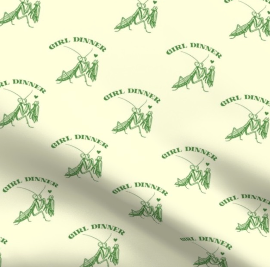 Girl Dinner Scrub Cap - Satin Lining Available - Multiple Styles