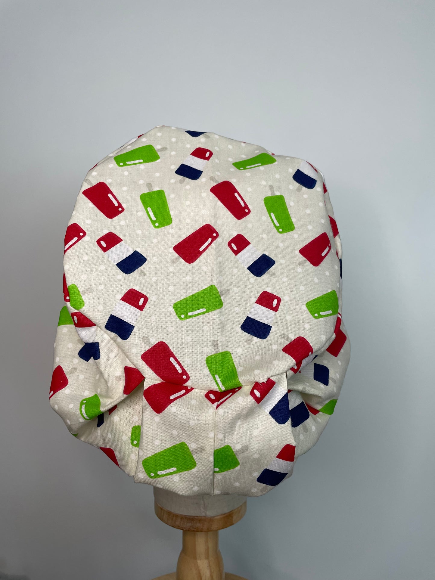 Popsicles Scrub Cap - Satin Lining Available - Multiple Styles
