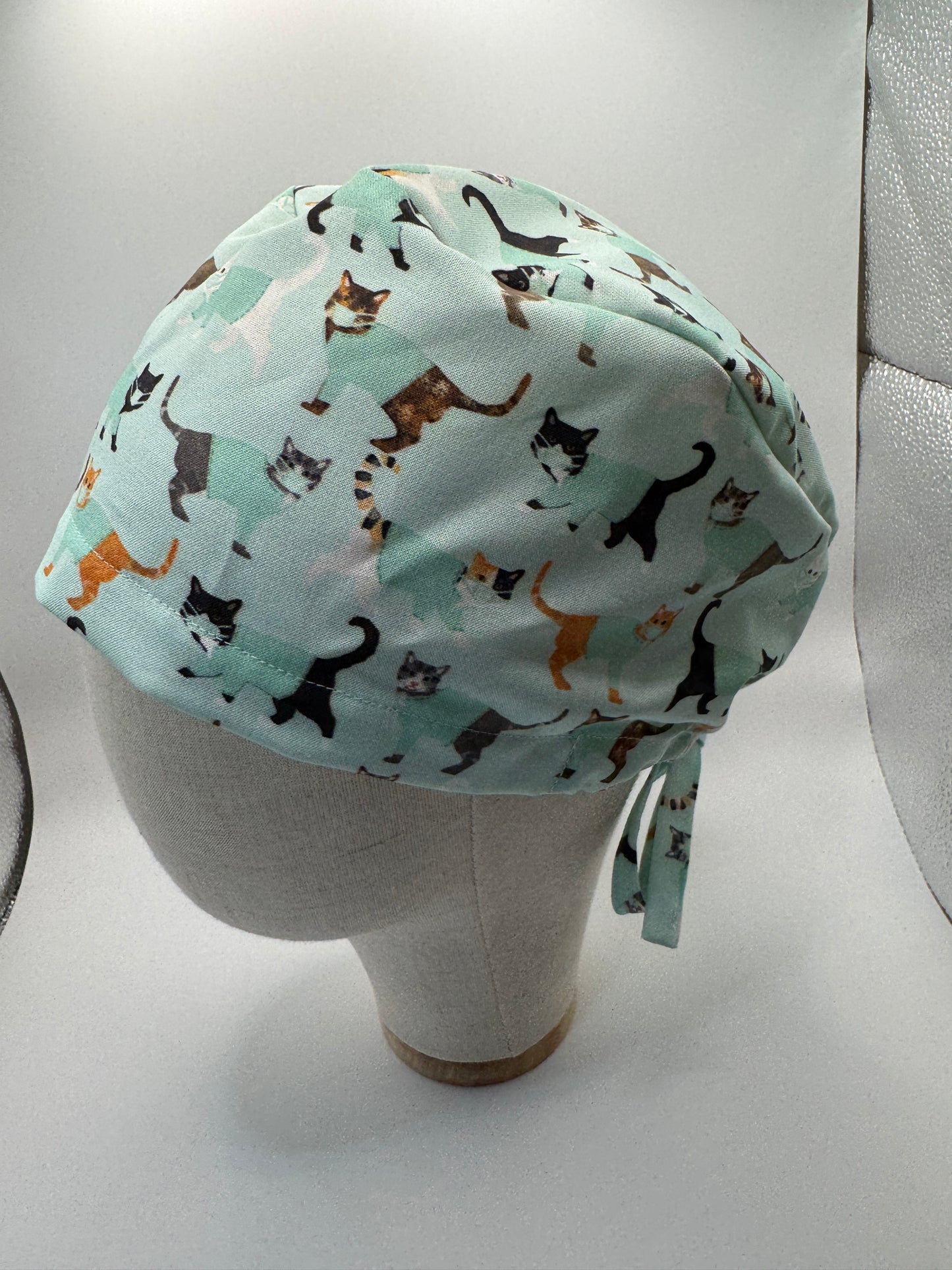 Scubbing Cats Scrub Cap - Satin Lining Available - Multiple Styles