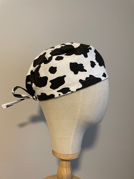 Cow Print Scrub Cap - Multiple Styles