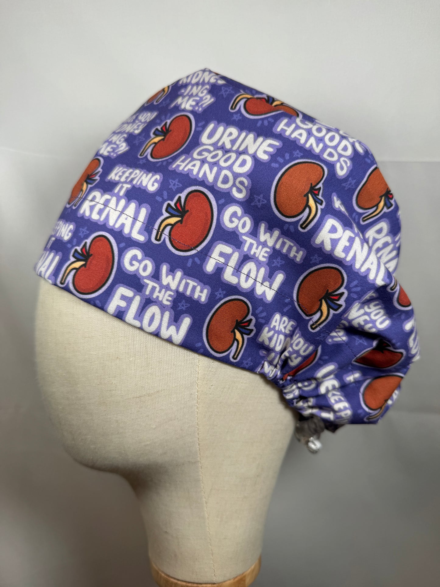 Urine Good Hands Kidney Scrub Cap - Satin Lining Available - Multiple Styles
