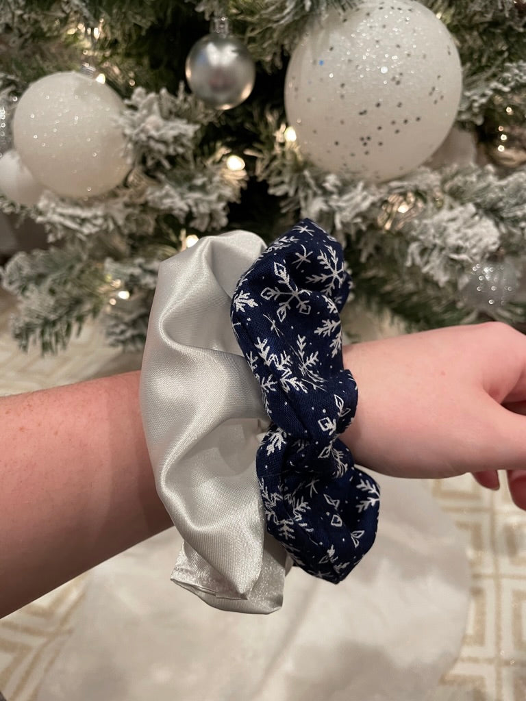 Holiday & Winter Cotton & Silky Scrunchies