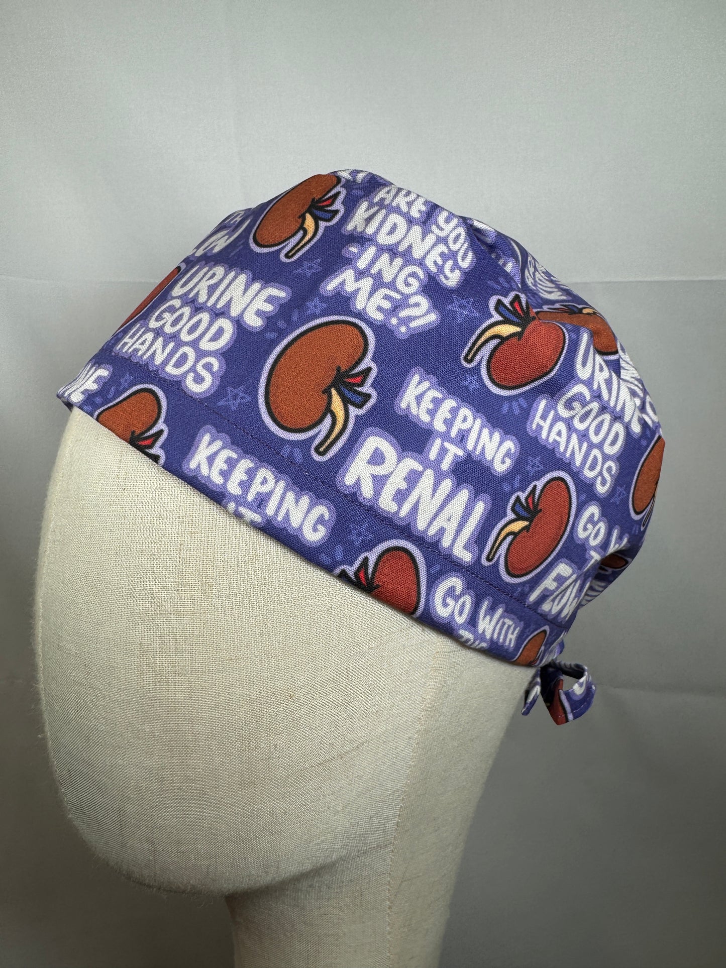 Urine Good Hands Kidney Scrub Cap - Satin Lining Available - Multiple Styles