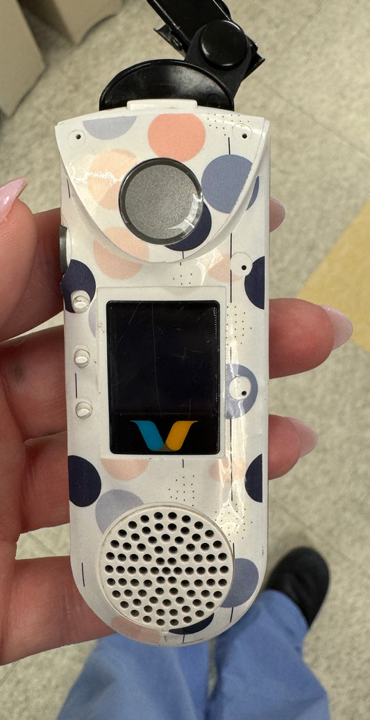 #80 Multicolored Dots Vocera Skin