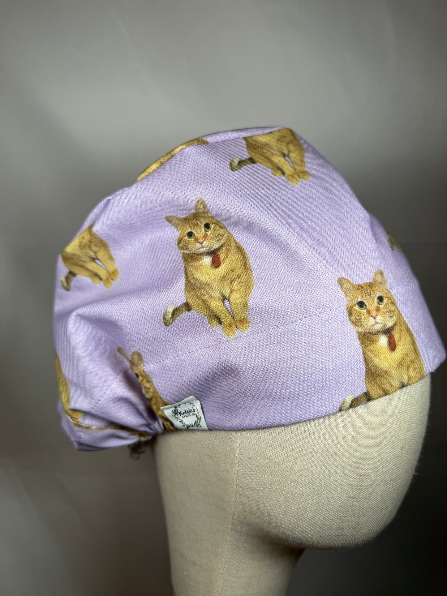 Custom Fabric Scrub Cap - Satin Lining Available - Multiple Styles