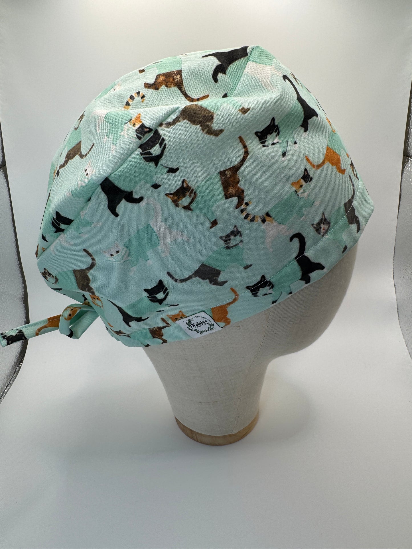 Scubbing Cats Scrub Cap - Satin Lining Available - Multiple Styles