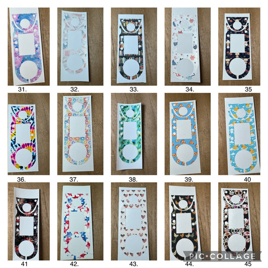 (#33-#64) Vocera Skins - Sync Badge, Smart Badge, Mini Badge, Slim Style - Multiple Colors/Patterns