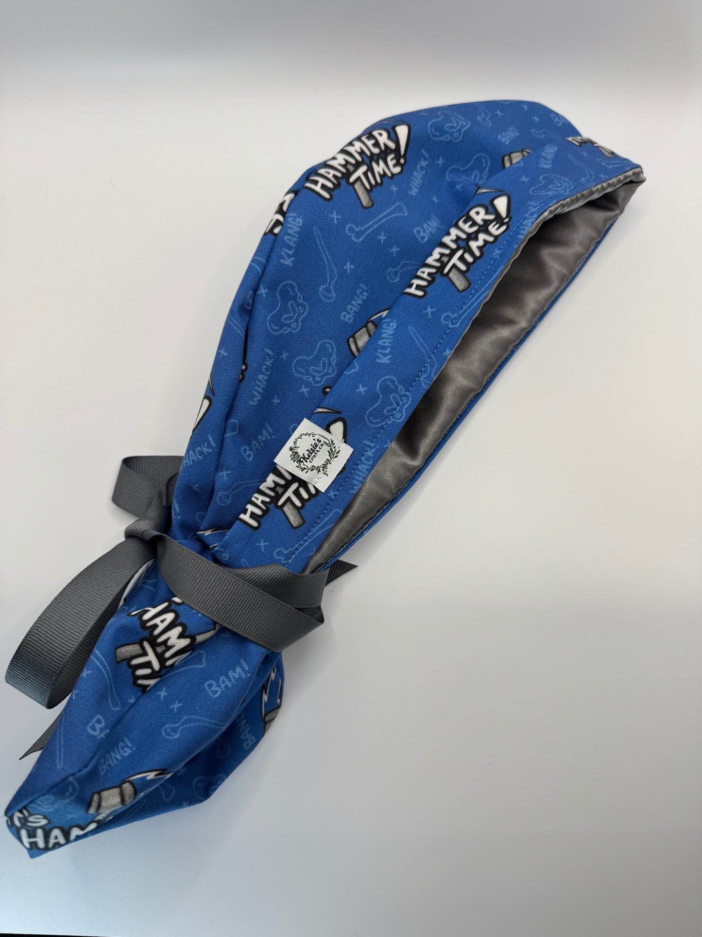 "It's Hammer Time" Scrub Cap - Satin Lining Available - Multiple Styles