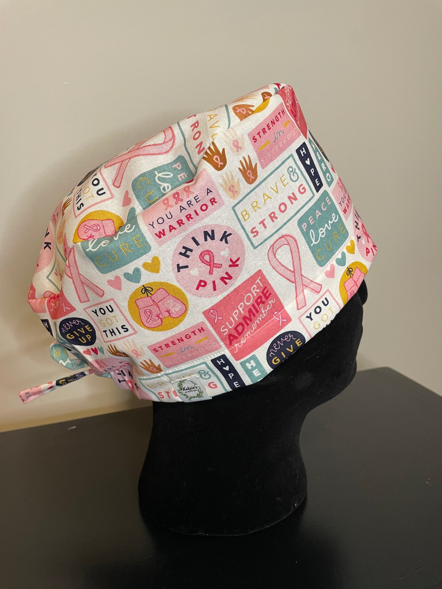 Breast Cancer Awareness Scrub Cap - Multiple Styles