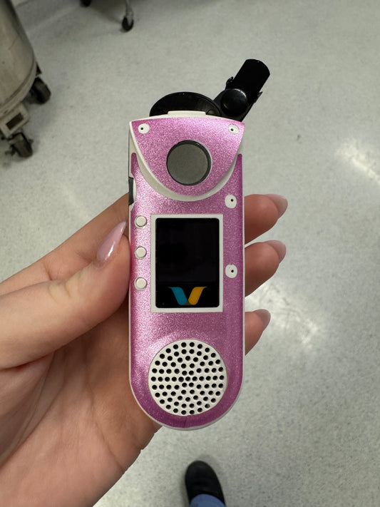 #69 Pink Glitter Vocera Skin