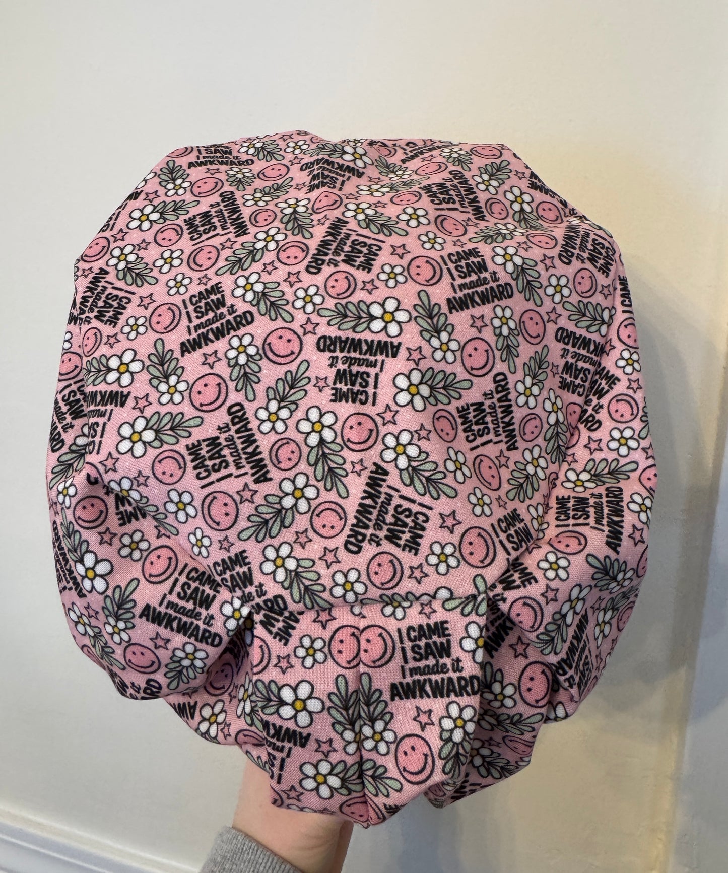 I came, I saw, I made it Awkward Scrub Cap - Satin Lining Available - Multiple Styles