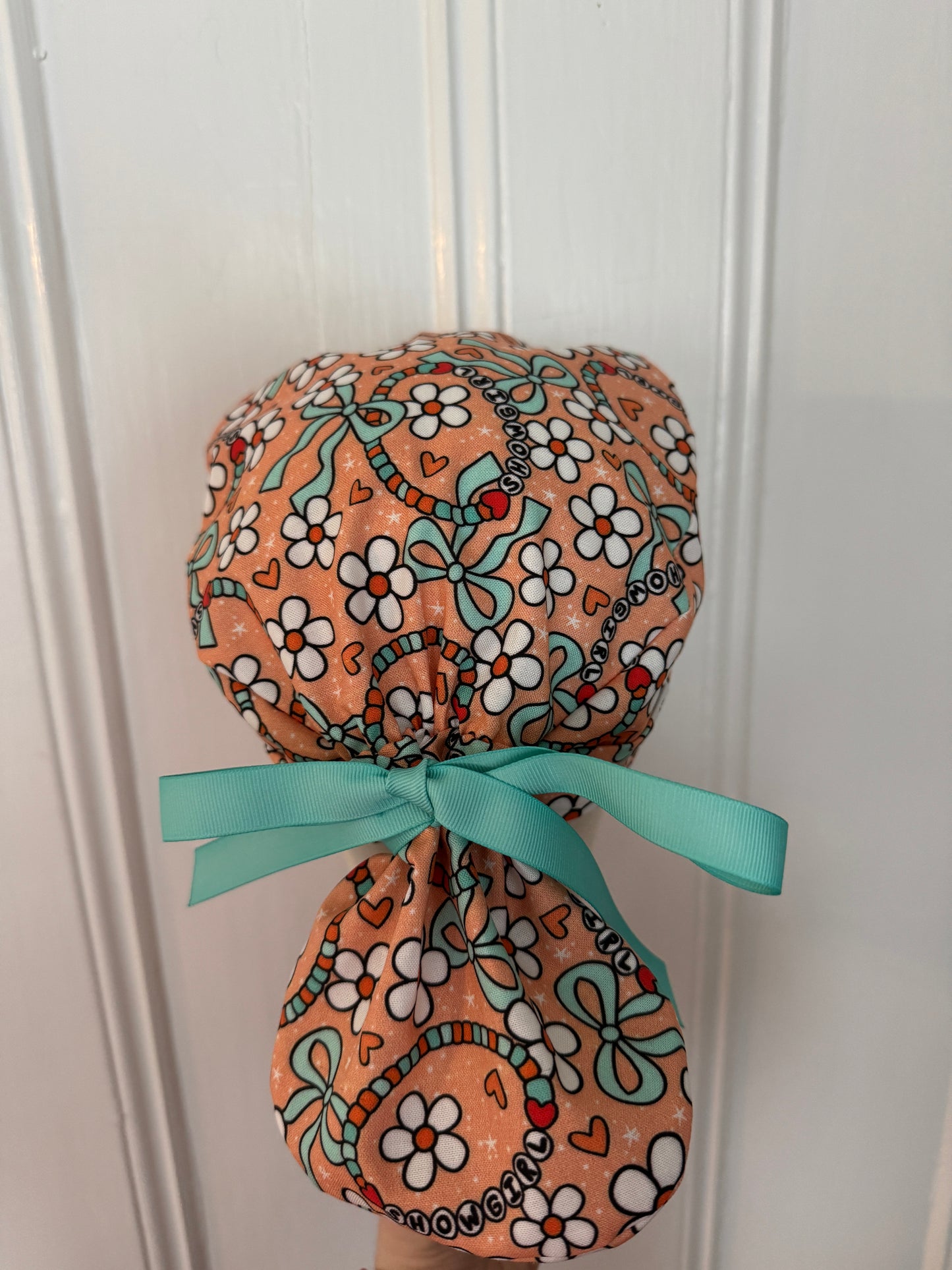 Showgirl Friendship Bracelets Scrub Cap - Satin Lining Available - Multiple Styles