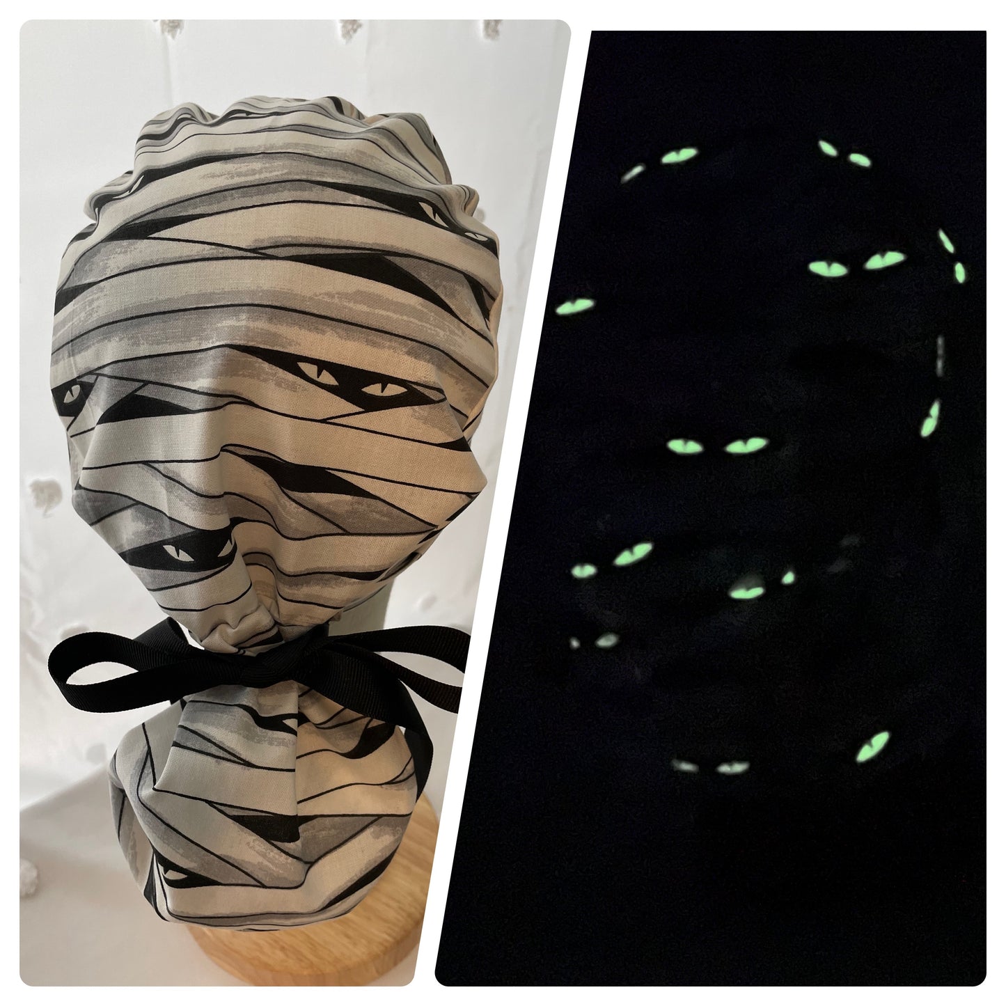 Glow in the Dark Scrub Caps in Multiple Fabric Options - All Styles