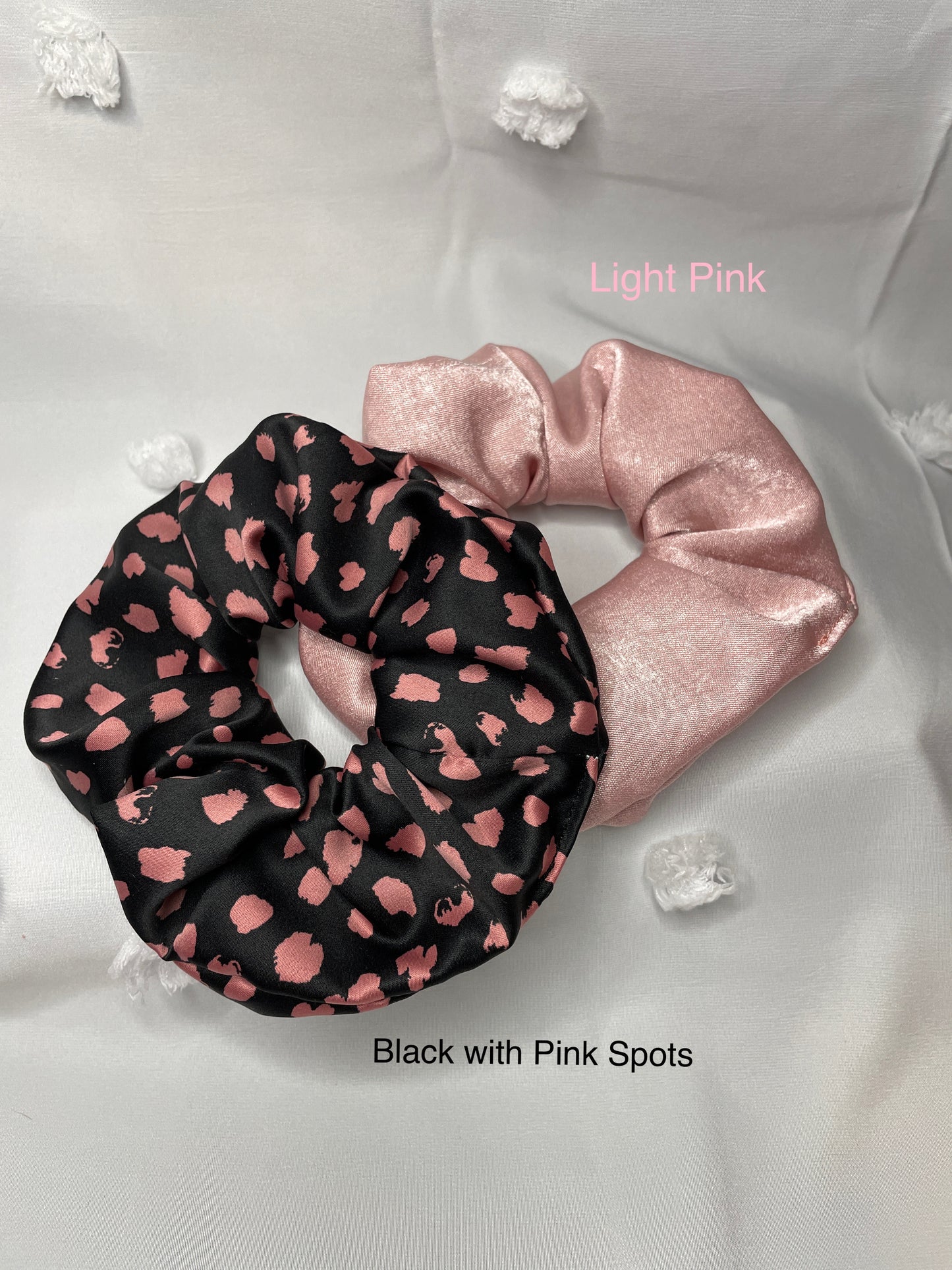 Valentine’s Day Velvet, Cotton & Silky Scrunchies