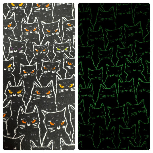 Glow In The Dark - Cat Outlines Scrub Cap - Multiple Styles