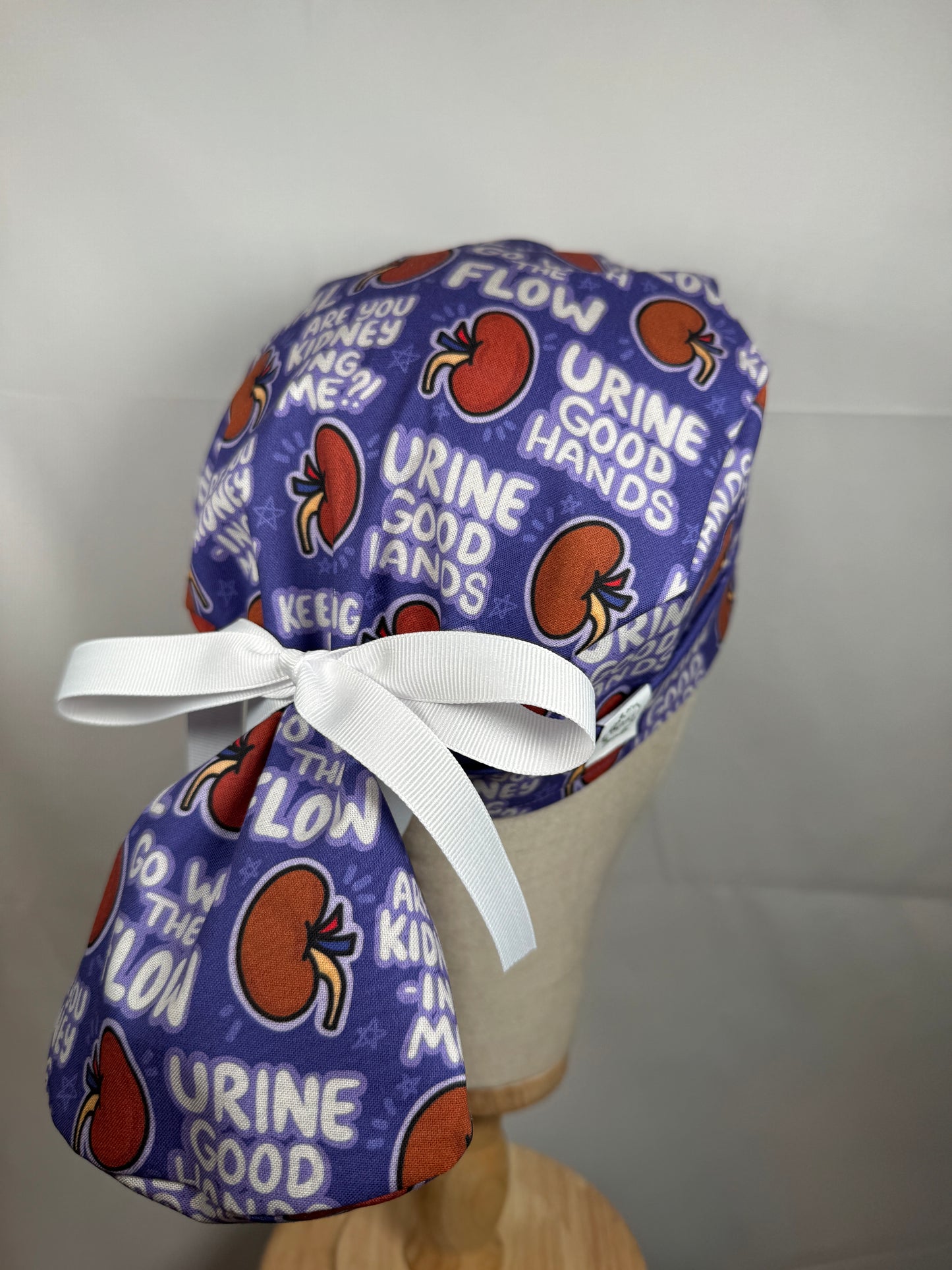 Urine Good Hands Kidney Scrub Cap - Satin Lining Available - Multiple Styles