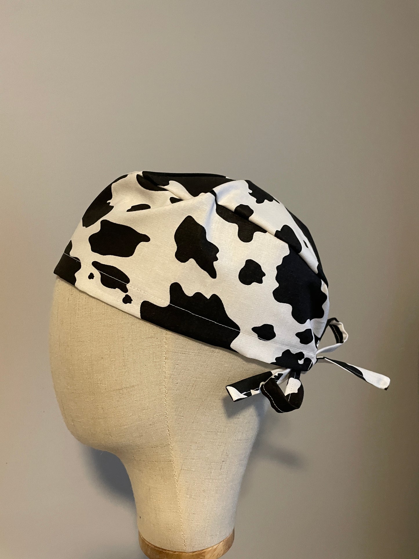 Cow Print Scrub Cap - Multiple Styles