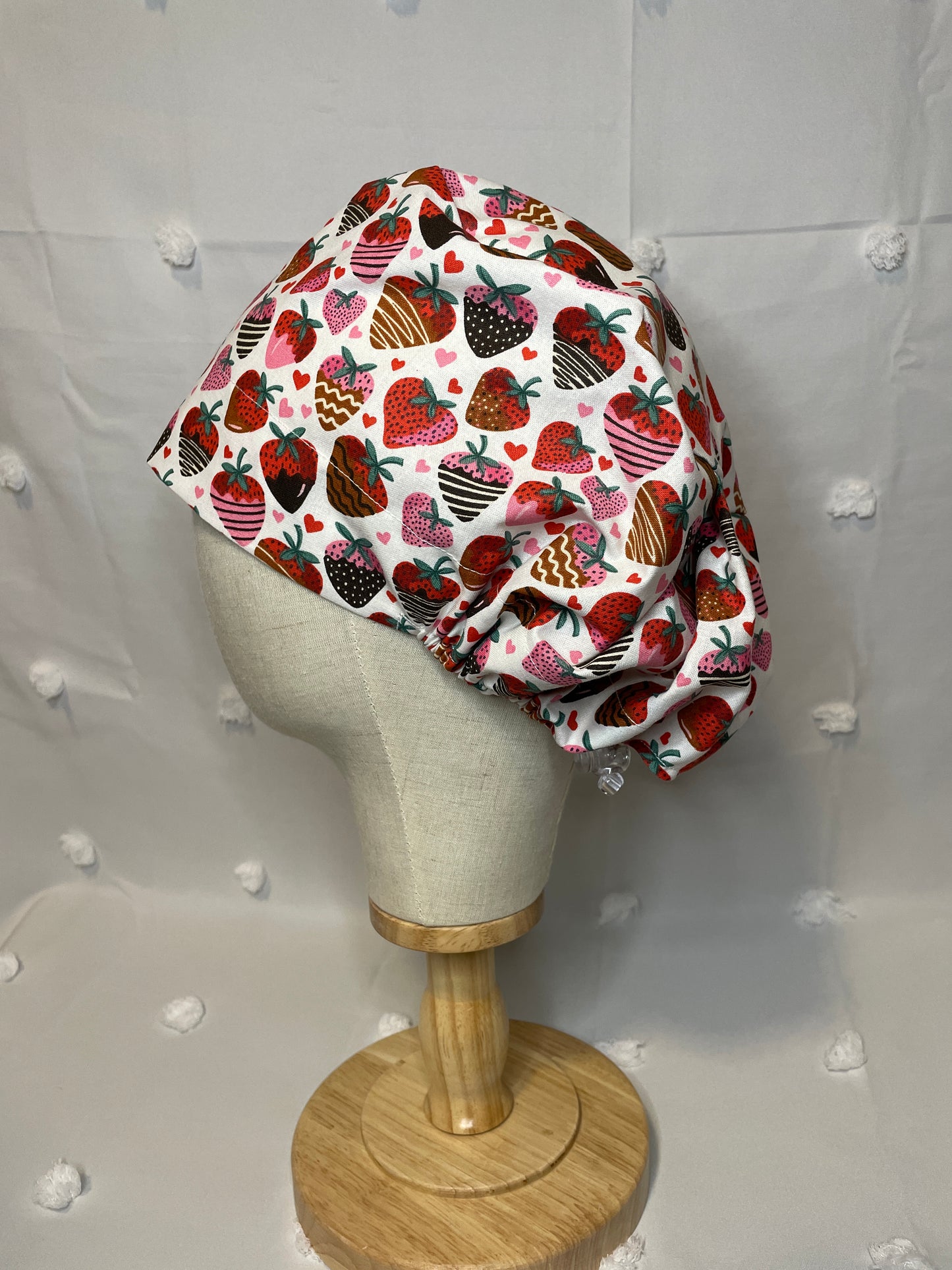 Chocolate Covered Strawberries Scrub Cap - Multiple Styles