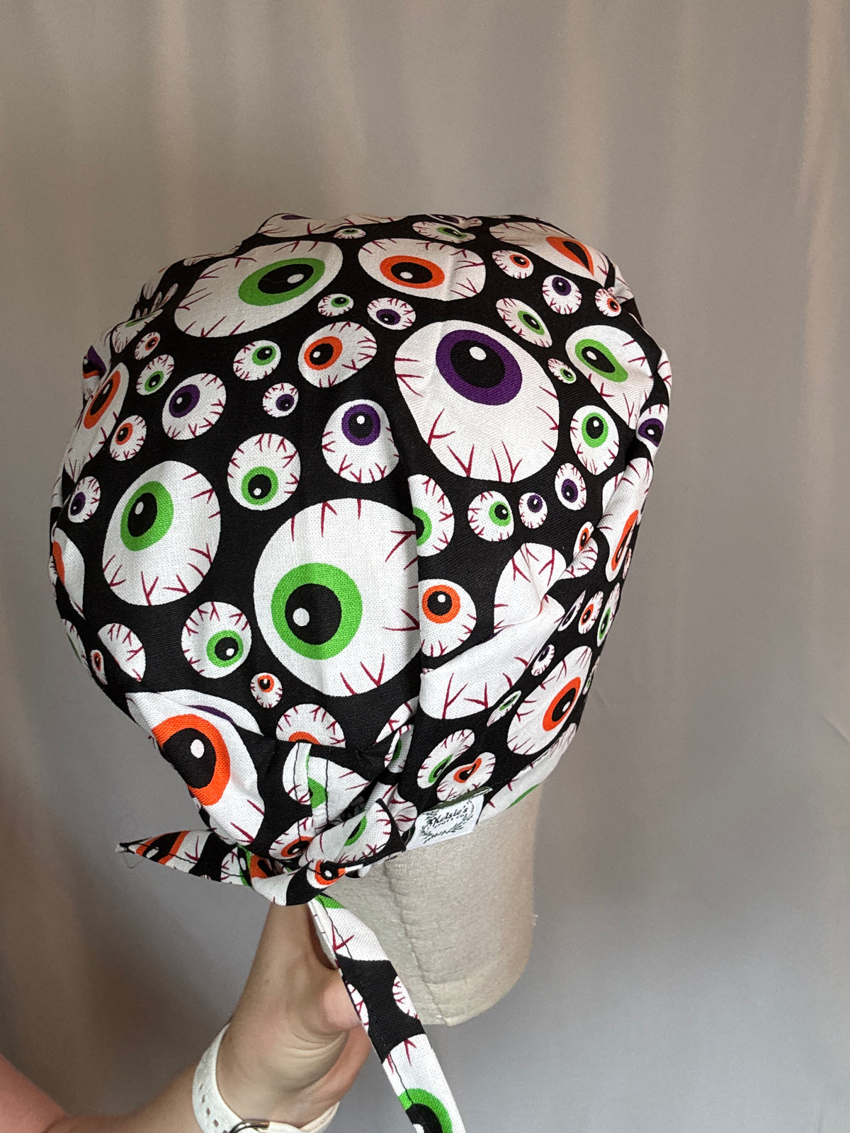 Eyeballs Scrub Cap - Satin Lining Available - Multiple Styles