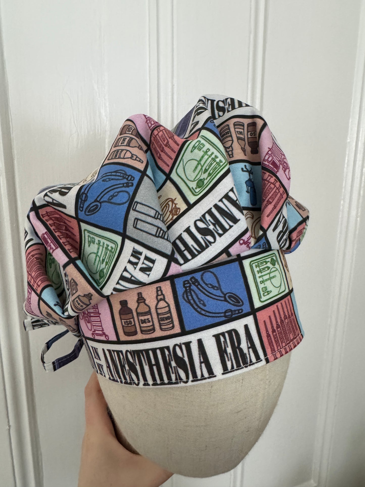In My Anesthesia Era Scrub Cap - Satin Lining Available - Multiple Styles