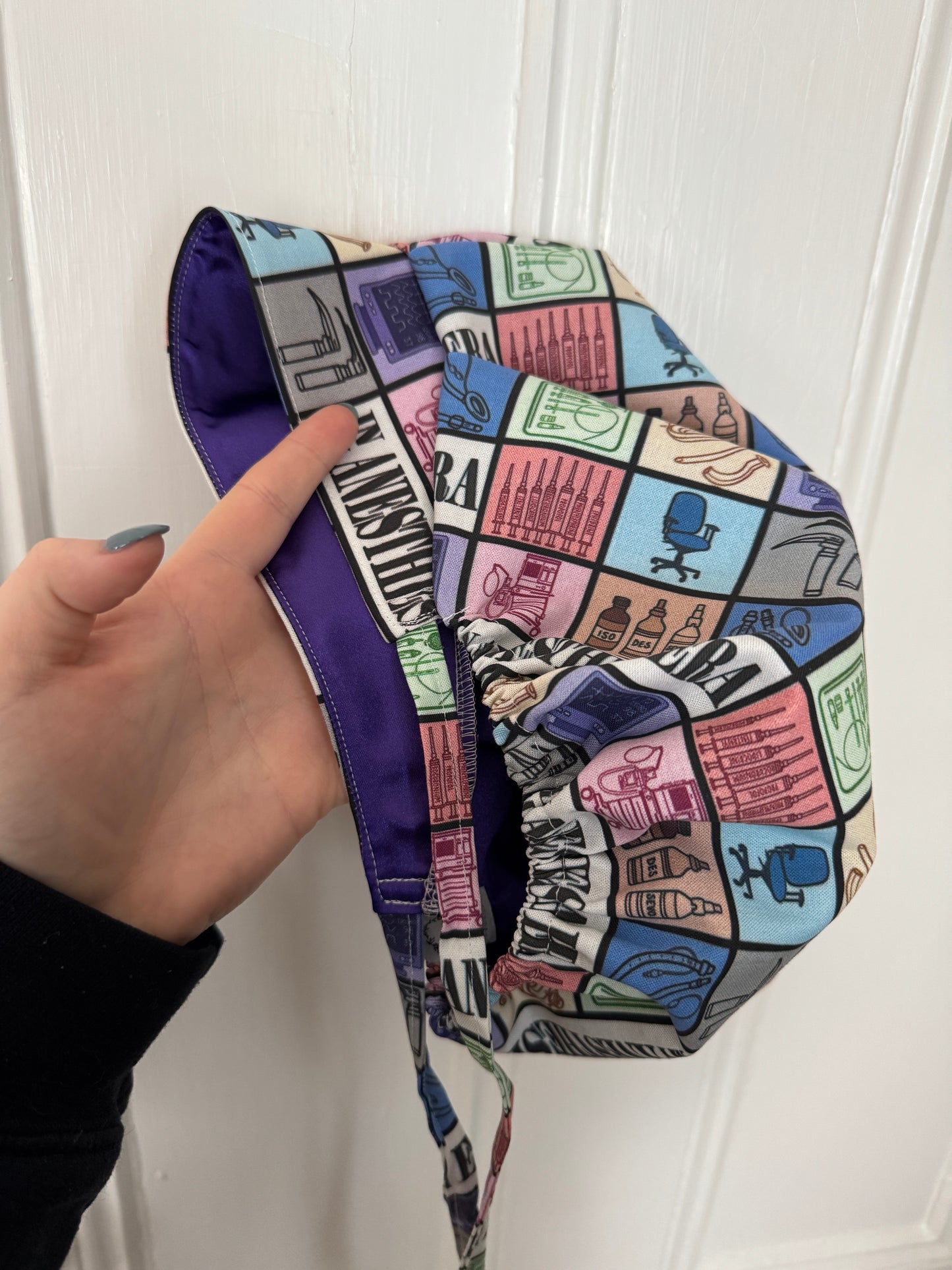 In My Anesthesia Era Scrub Cap - Satin Lining Available - Multiple Styles