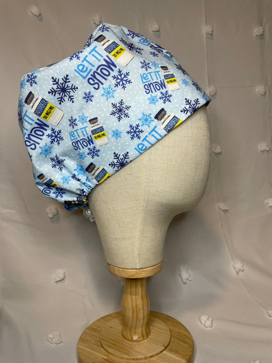 "Let it Snow" Propofol Bottles Scrub Cap - Multiple Styles