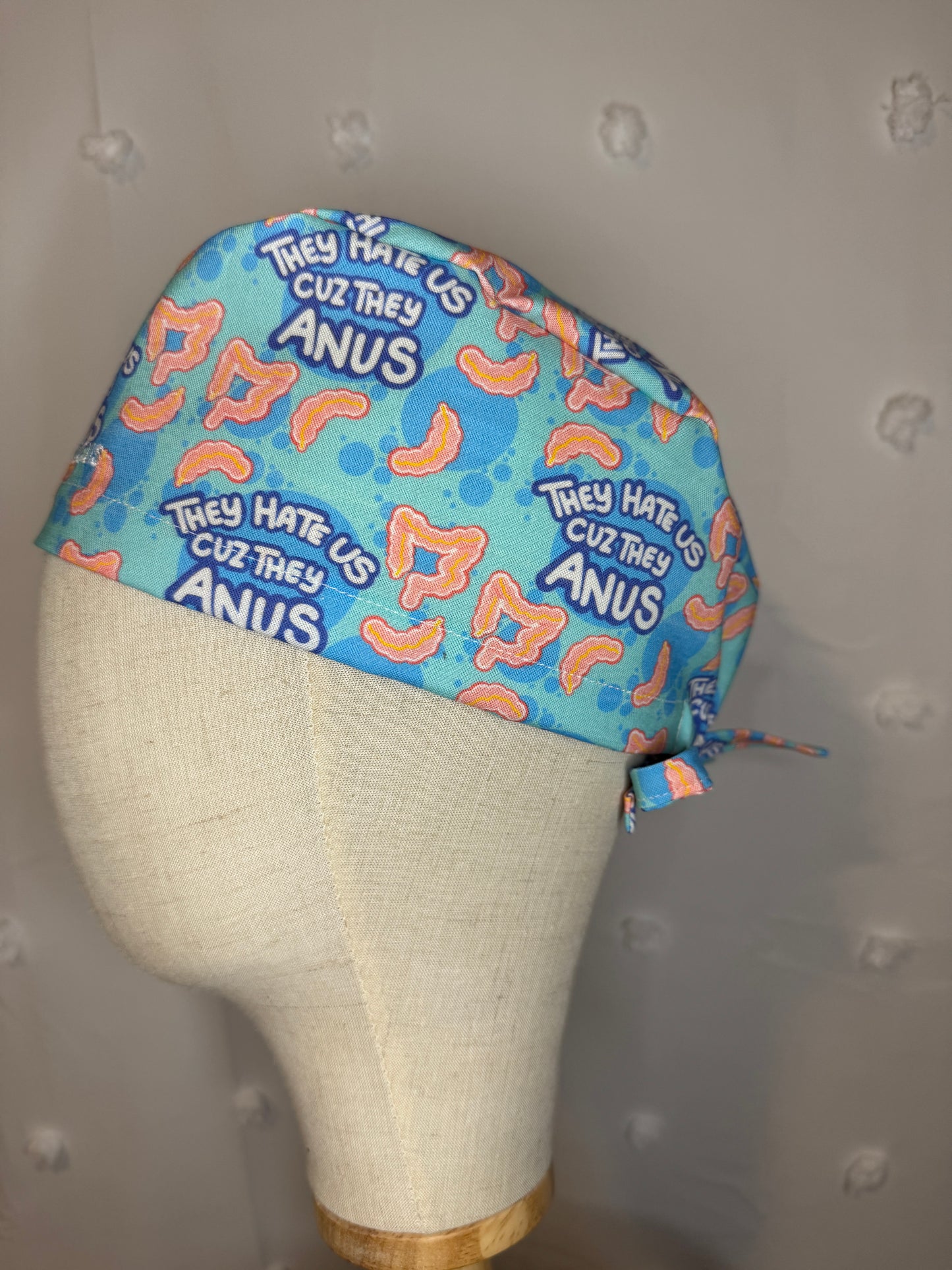 "They Hate Us Cuz They Anus" Scrub Cap - Multiple Styles