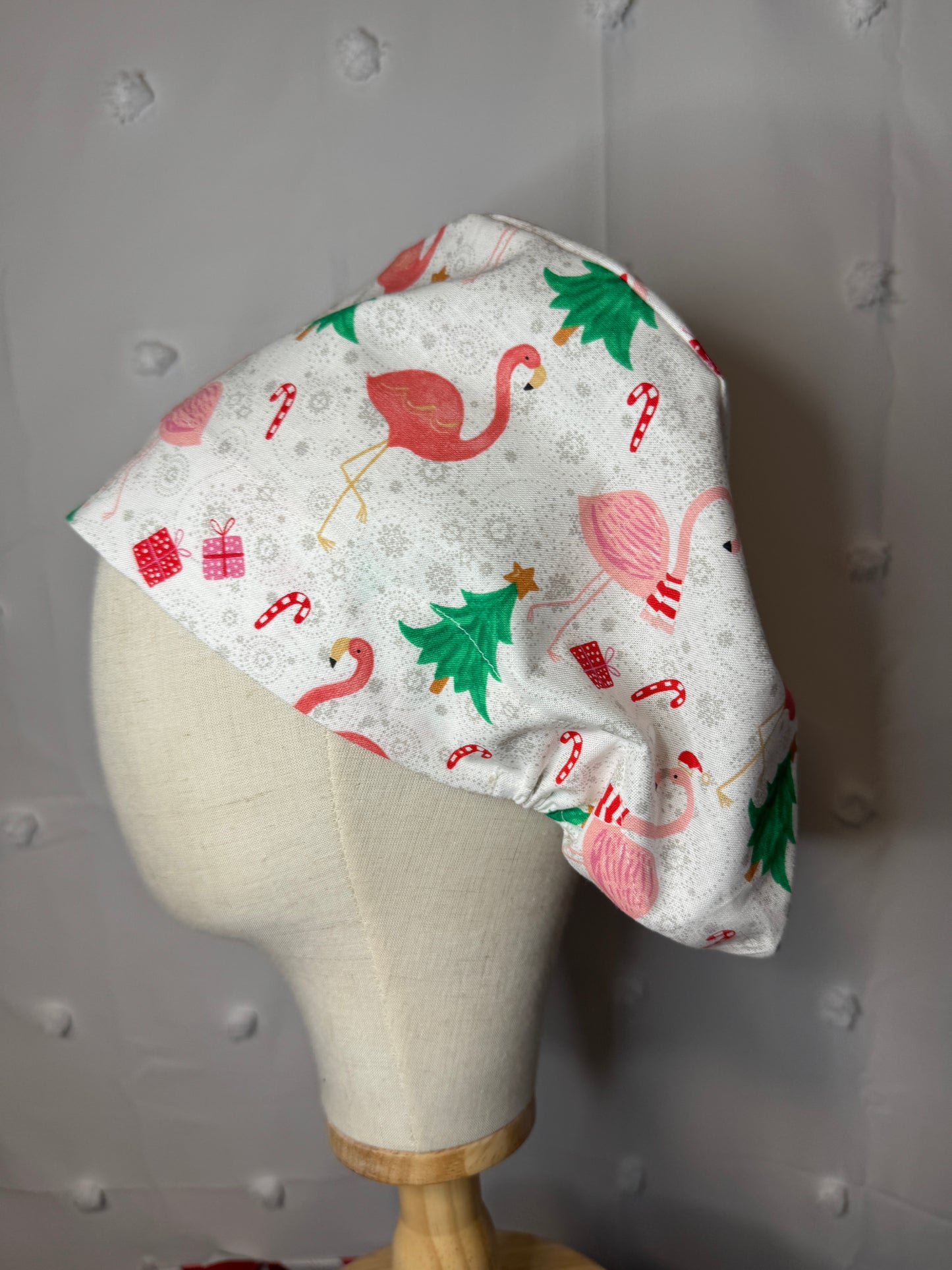 Christmas Flamingos Scrub Cap - Multiple Styles