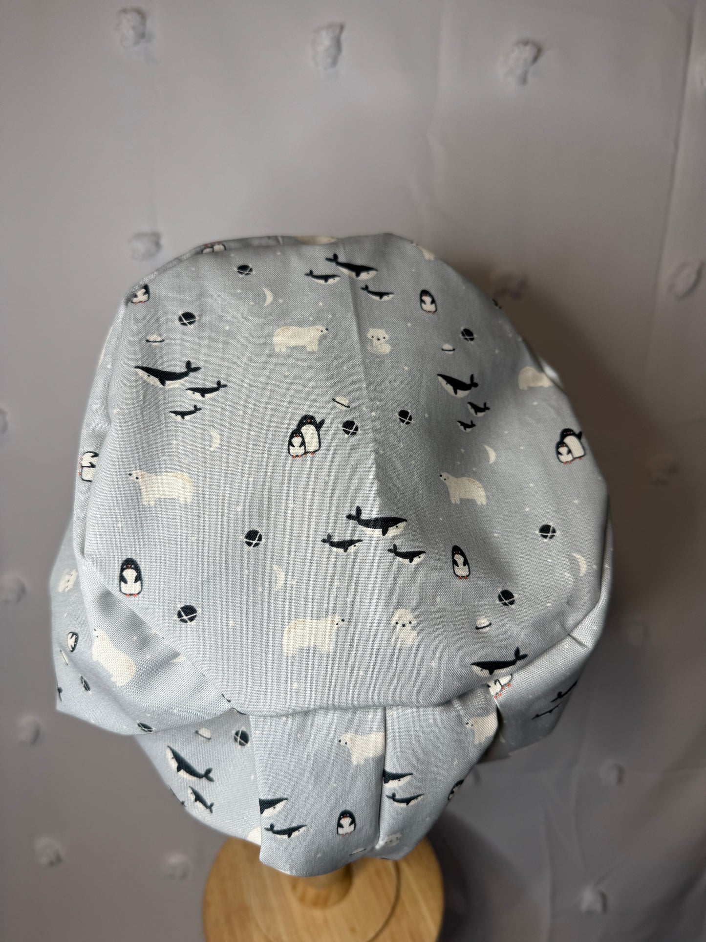 Arctic Animals on Ice Scrub Cap - Multiple Styles