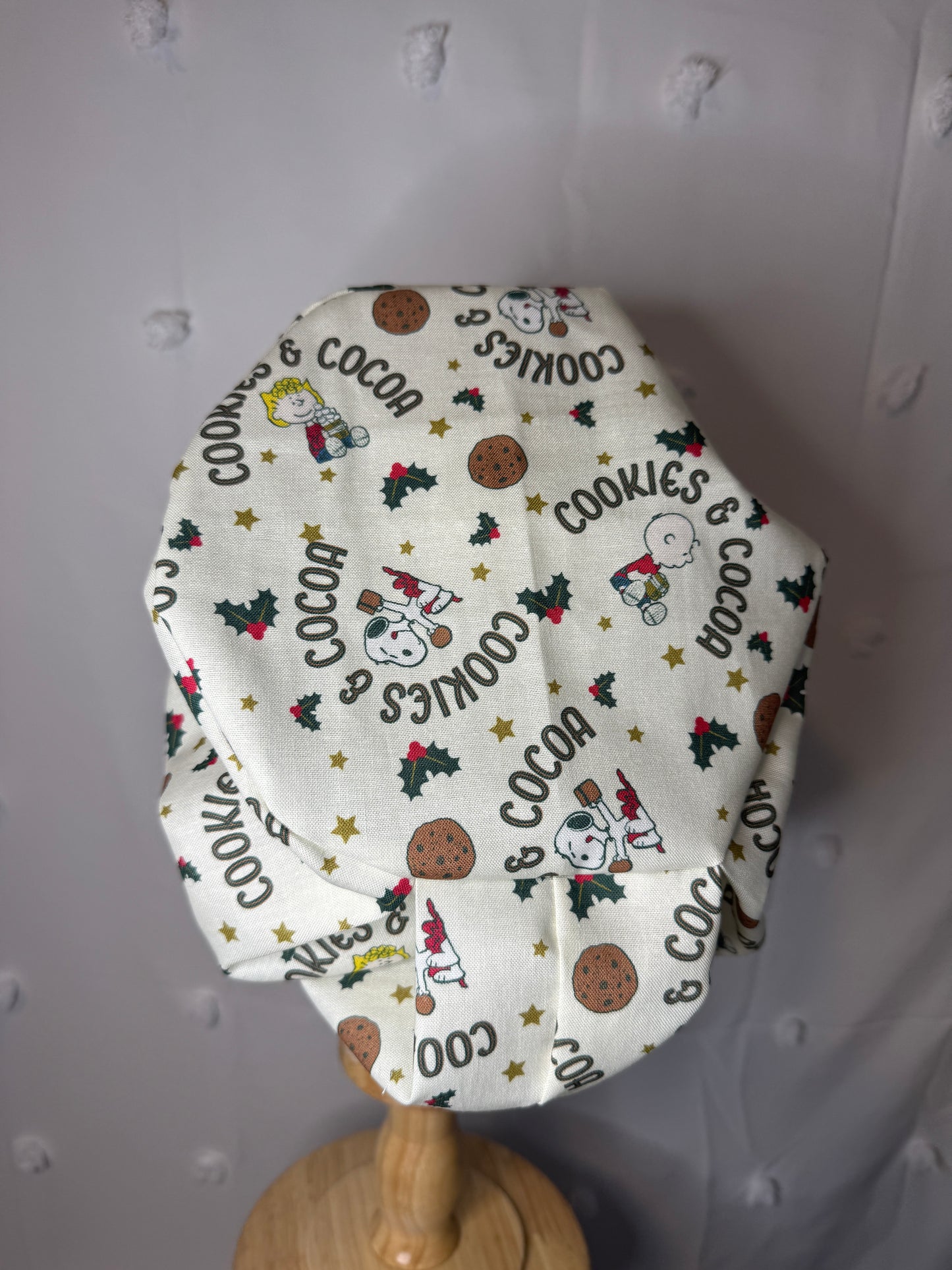 Scrub cap in Cookies & Cocoa Fabric - Multiple Styles