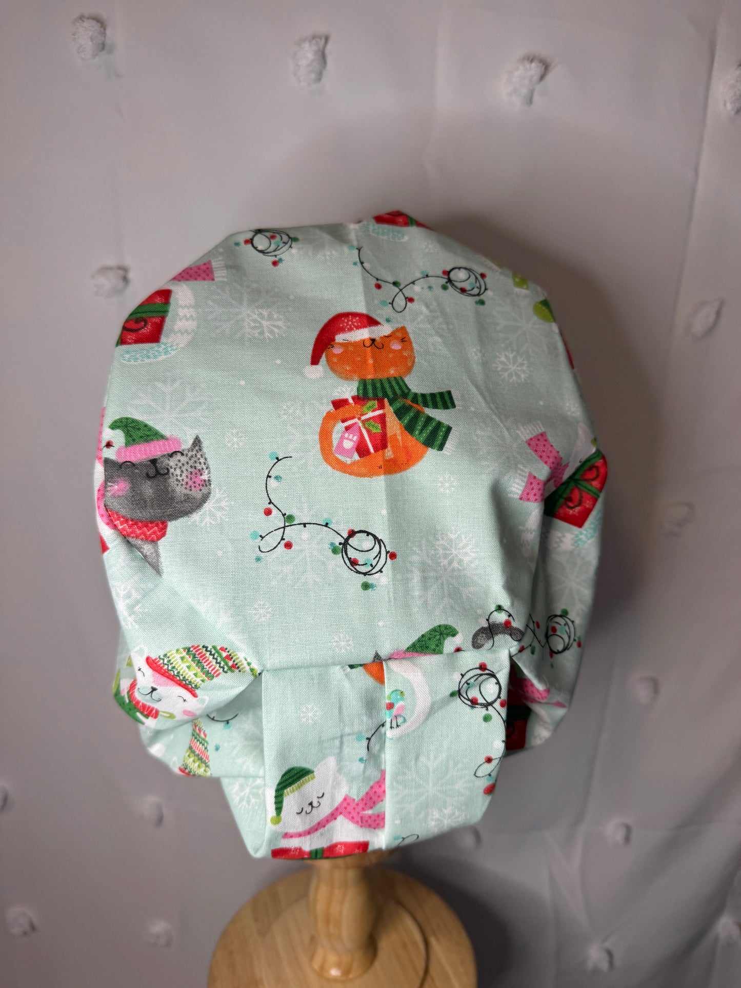 Christmas Kitties Scrub Cap - Multiple Styles