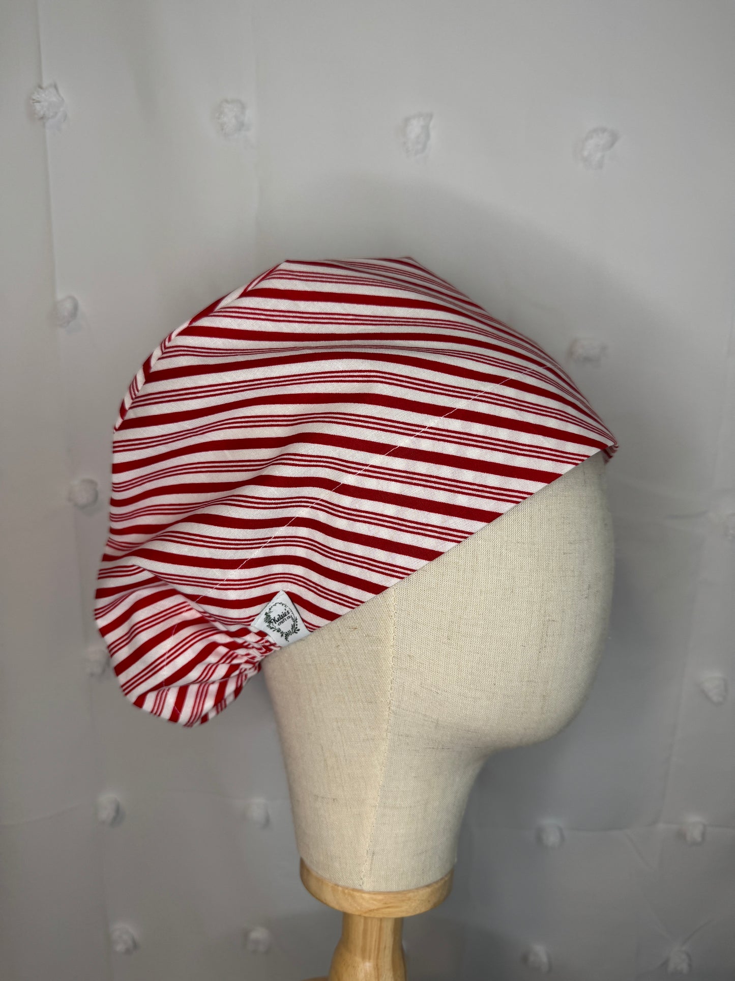 Candy Cane Stripes Scrub Cap - Multiple Styles