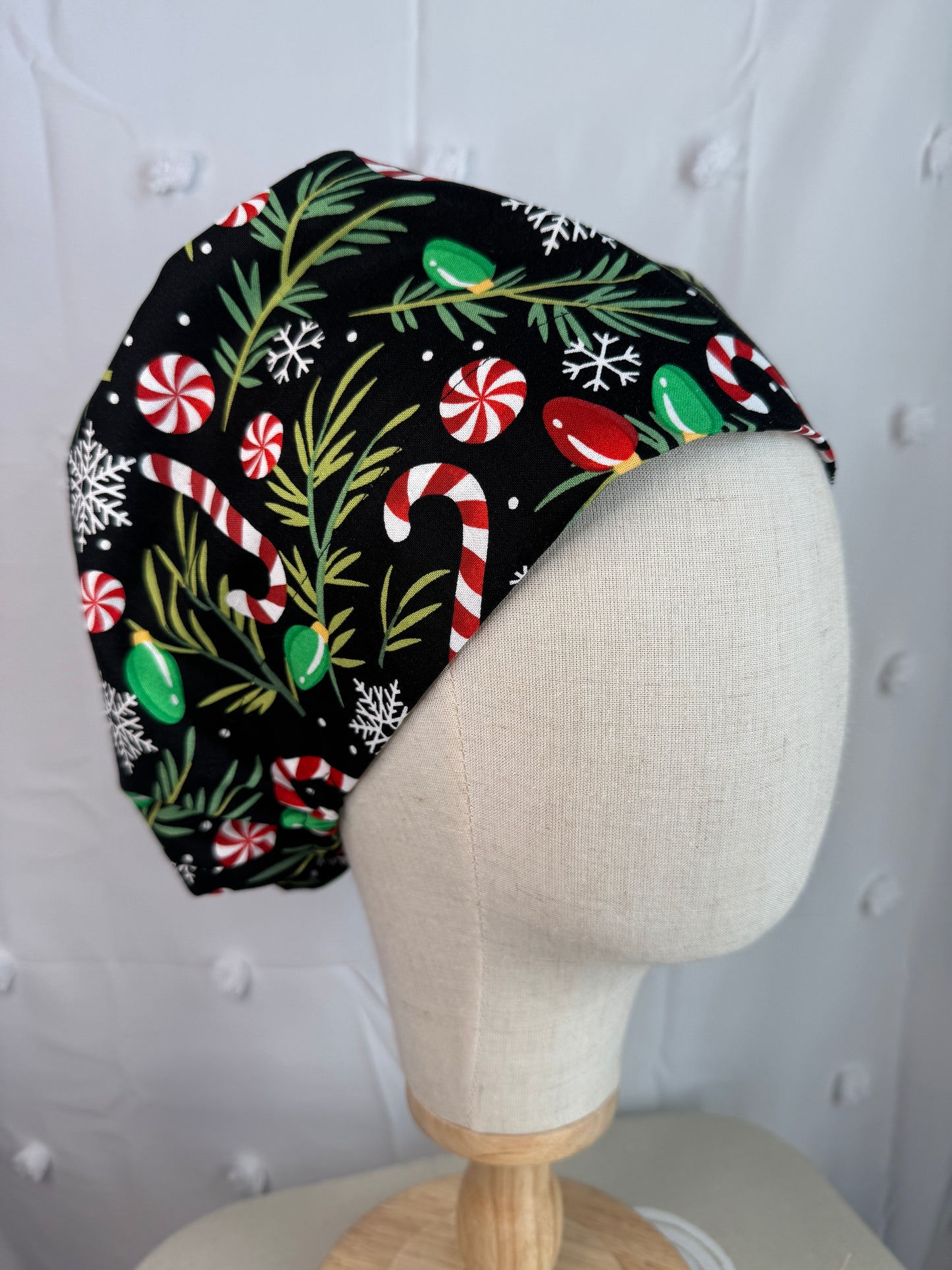 Candy Canes and Big Light Bulbs Scrub Cap - Multiple Styles