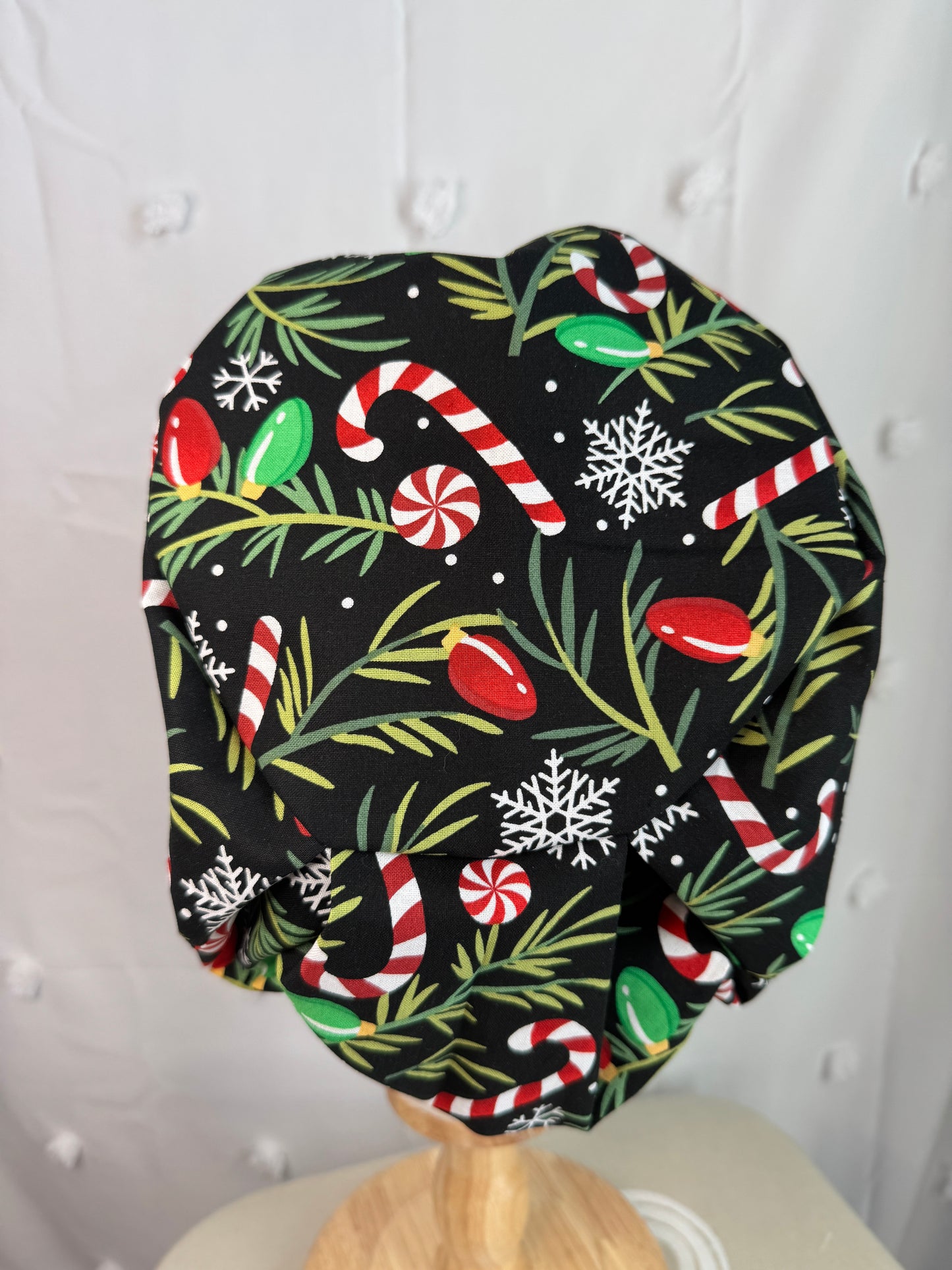 Candy Canes and Big Light Bulbs Scrub Cap - Multiple Styles