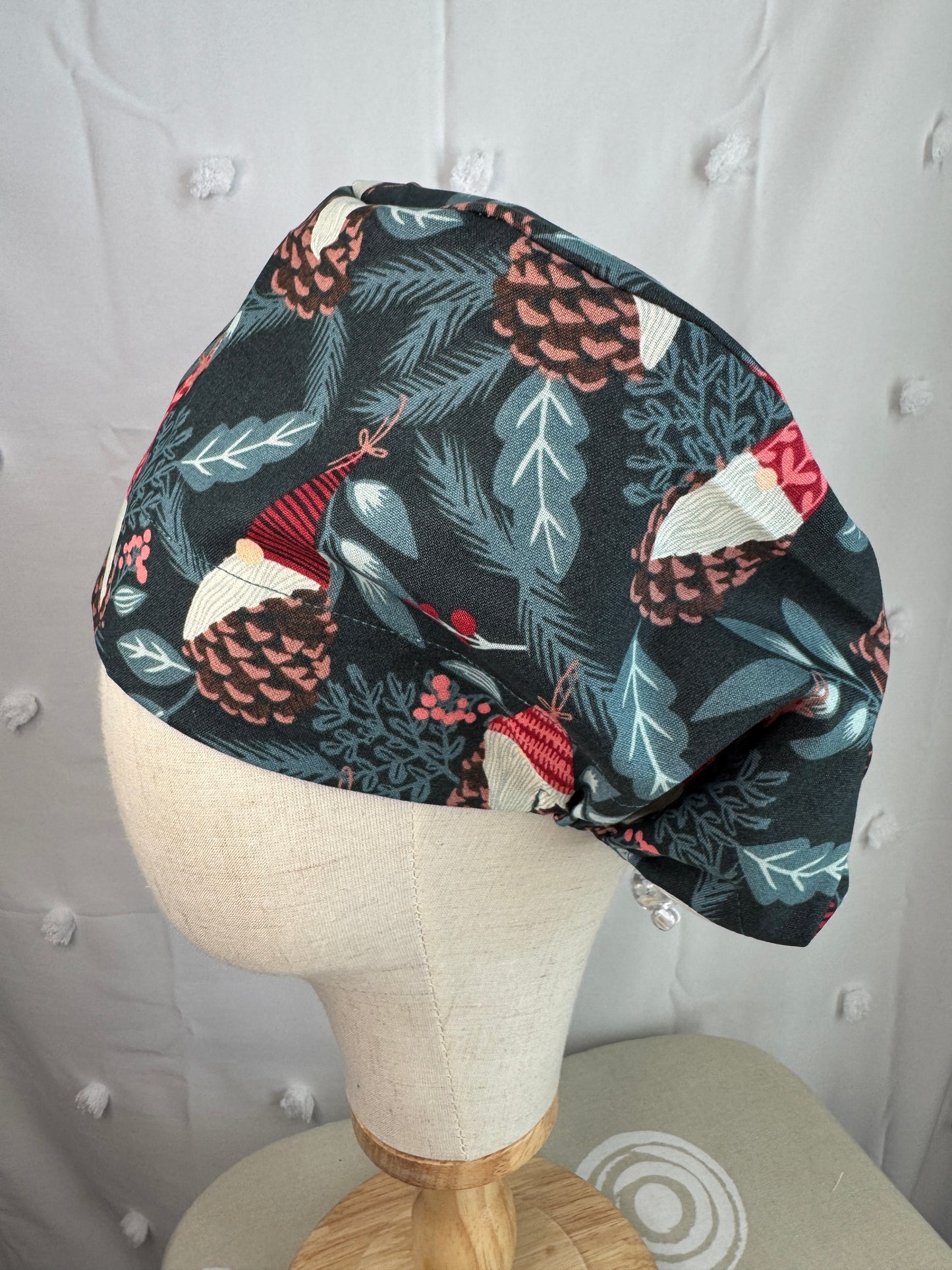 Gnome Pinecones Scrub Cap - Multiple Styles