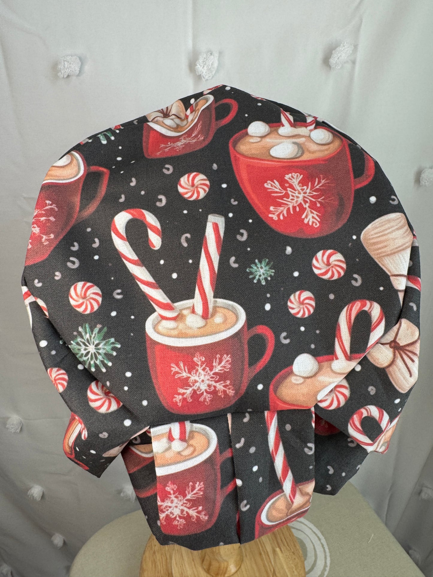 Large Hot Cocoa Scrub Cap - Multiple Styles