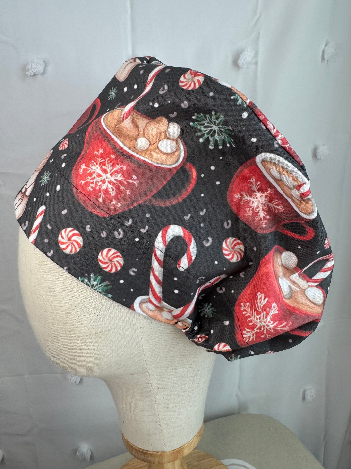 Large Hot Cocoa Scrub Cap - Multiple Styles