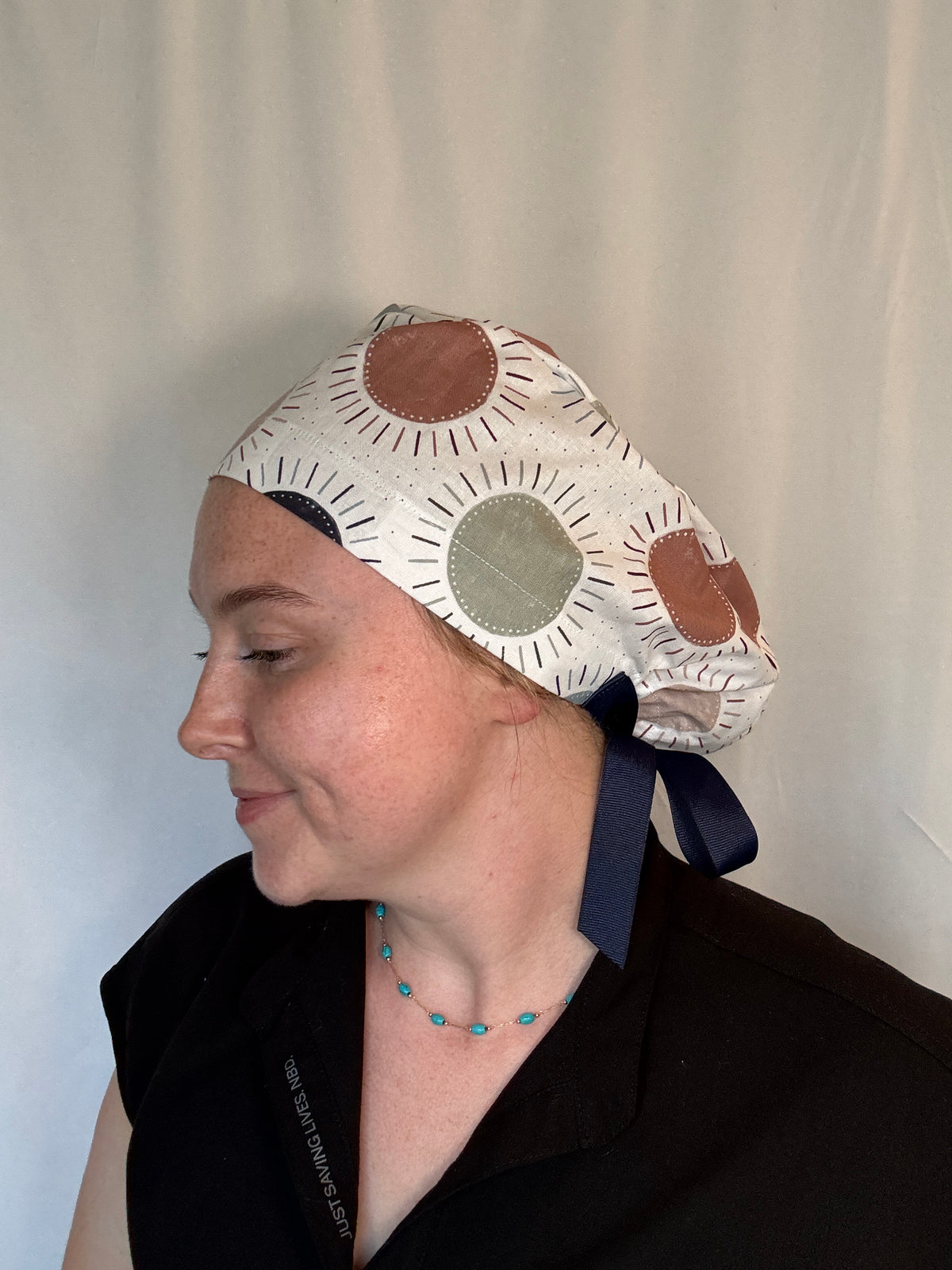 Boho Suns Scrub Cap - Satin Lining Available - Multiple Styles