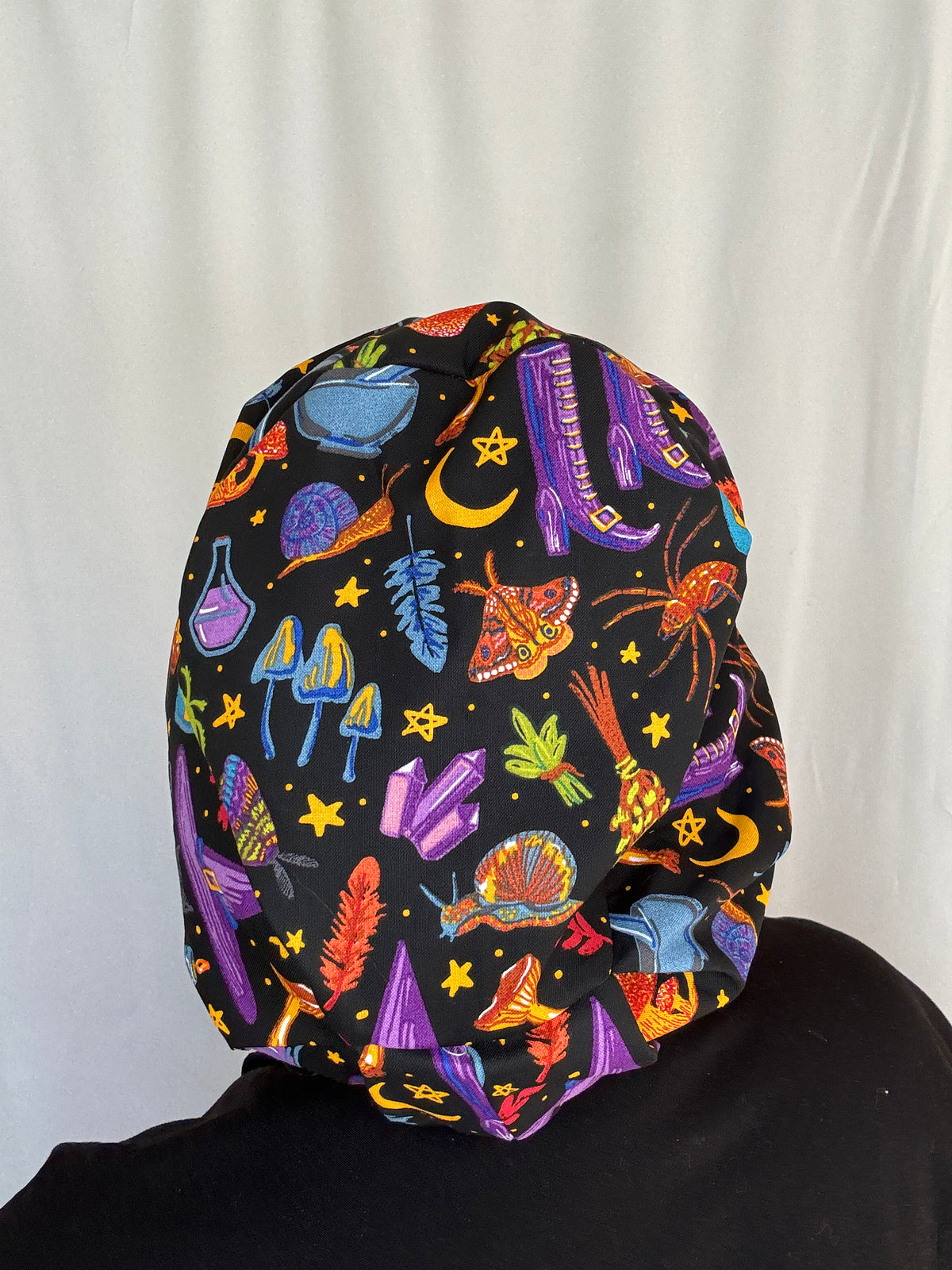 Halloween Things on Black (NEW) Scrub Cap - Multiple Styles