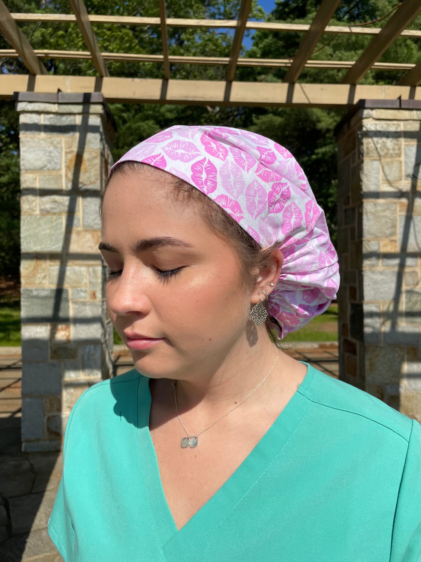 Kisses Scrub Cap - European Style