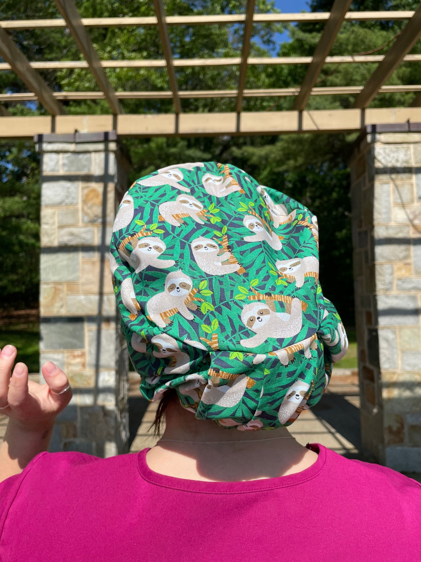 Cute Sloths Scrub Cap - Multiple Styles