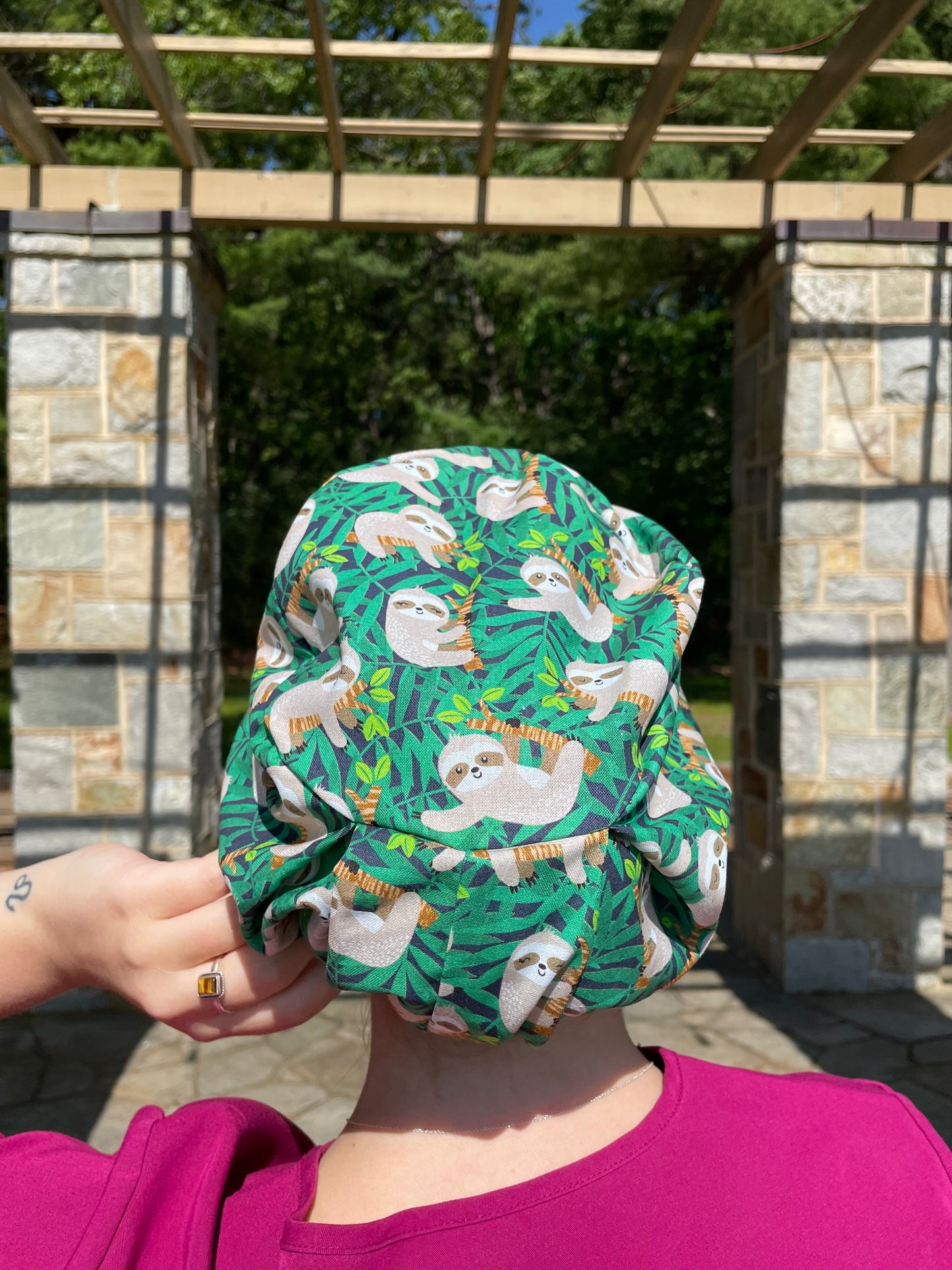 Cute Sloths Scrub Cap - Multiple Styles